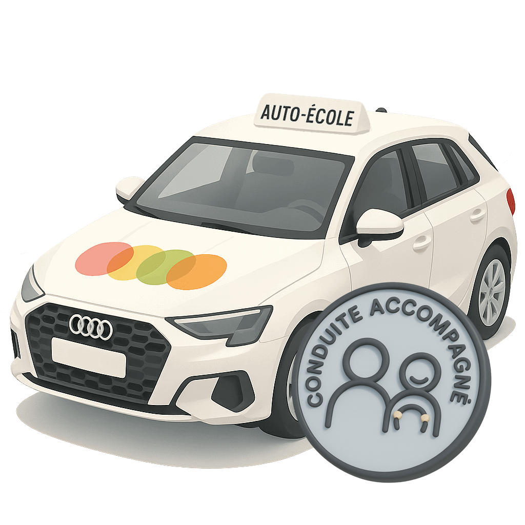 Conduite accompagnée - Auto-école Freneuse Conduite